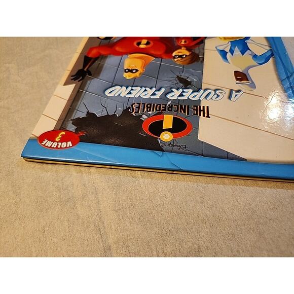 Disney Pixar The Incredibles A Super Friend Volume 3 Hardback Kids Book 2010 - Picture 6 of 11